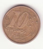 Brazilia 10 centavos 2002 - Pedro I, America Centrala si de Sud