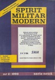 Spirit Militar Modern, nr. 2, 1993. Revista de psihologie militara, sociologie
