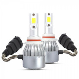 Set 2 becuri auto C6 H11 6500K , 48W/bec , 20.000LM, 60LED