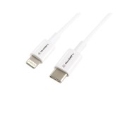 Cumpara ieftin Cablu de incarcare si transfer de date GoGEN, USB-C la Lightning, 2 metri, alb
