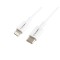 Cablu de incarcare si transfer de date GoGEN, USB-C la Lightning, 2 metri, alb