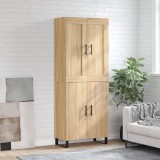 vidaXL Dulap &icirc;nalt, stejar sonoma, 69,5x34x180 cm, lemn compozit