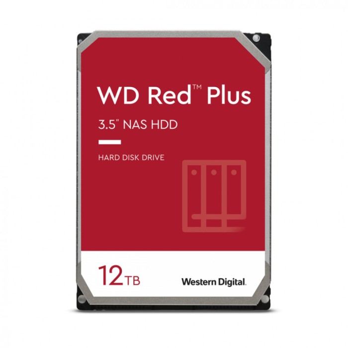 HDD WD Red Plus 12TB 7200rpm SATA-III 256mb