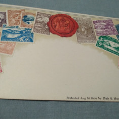 CARTE POSTALA EMBOSATA 1906 NECIRCULATA