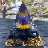 PIRAMIDĂ DIN ORGONIT &quot;AMETIST&quot; | PROTECȚIE | CREȘTERE ȘI CONEXIUNE SPIRITUALĂ