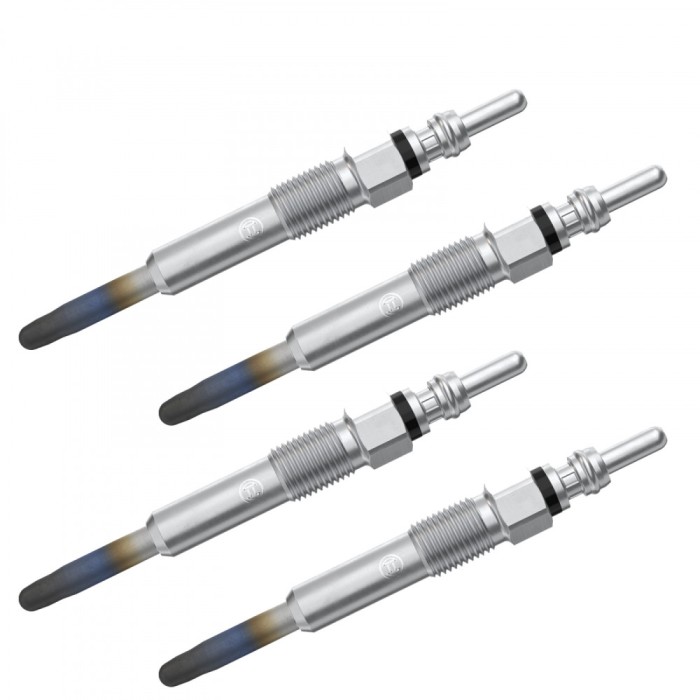 Set 4 bujii incandescente Bosch pentru Dacia Duster, Logan Sandero, Mitsubishi Carisma, Nissan Interstar, Micra, NV200, Primastar, Qashqai, Renault Cl