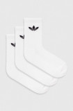 Adidas Originals șosete 3-pack culoarea alb IJ5616