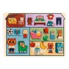 Puzzle din lemn Acasa Djeco 22 piese