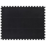 VidaXL Placă de podea din cauciuc, negru, 12 mm, 90x120 cm