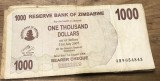 (ORIX) Zinbabwe 1000 dolar dollars 2007