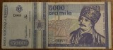 Bancnota 5000 Lei 1993 Rom&acirc;nia - Colecție Numismatică