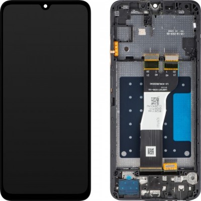 Display cu Touchscreen MP compatibil cu Samsung Galaxy A05s A057, cu Rama, Negru foto