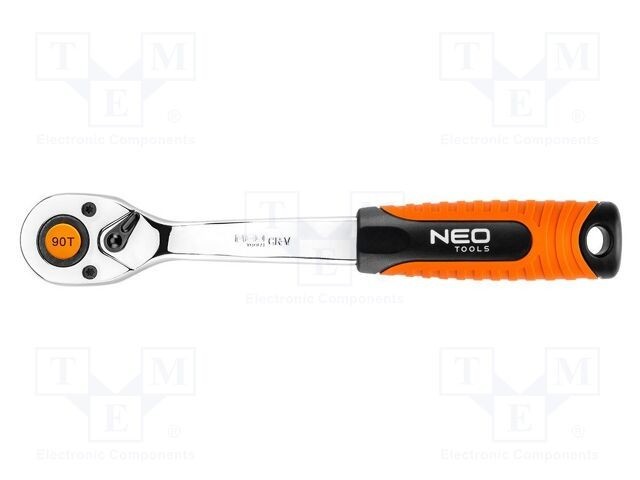 Clichet 3/8 cu comutator 200mm 90 dinți NEO TOOLS