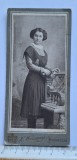 Carte de vizită L. Waisman &ndash; București cca. 1890 &ndash; portret damă