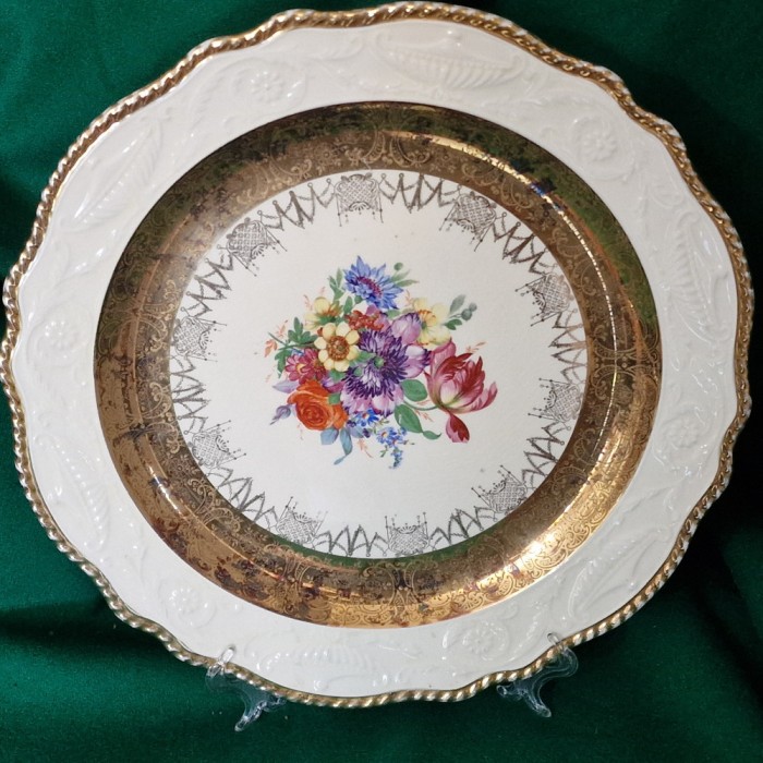 PLATOU DECORATIV DIN PORTELAN - FRANTA anii &#039;50