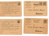 Germania(Reich) 1900 - Lot 2 carti postale, imprimate, reclama p