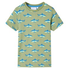 Tricou pentru copii, kaki deschis, 140 12303