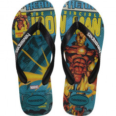 Havaianas slapi TOP MARVEL barbati, culoarea negru, 4147012.5266