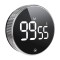Timer digital bucatarie Edman, cu display LCD mare si spate magnetic, Temporizator, Negru