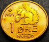 Moneda 1 ORE - NORVEGIA, anul 1969 *cod 1018, Europa