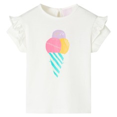 Tricou pentru copii, ecru, 140