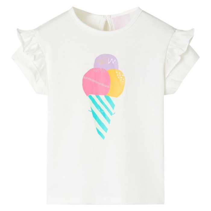 Tricou pentru copii, ecru, 140