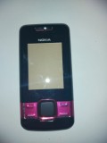Carcasa Fata Originala Nokia 7100 Supernova Roz cu Folie Protectie