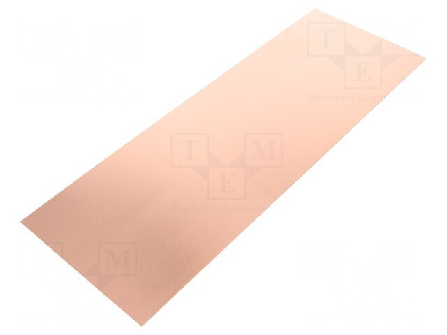 Placă Laminată Epoxidică FR4 0.6mm 280x100mm Două Fețe