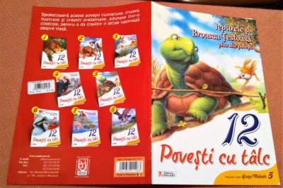 Iepurele si Broasca Testoasa plus alte povesti - Colectia 12 Povesti cu talc foto
