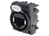 Soclu RJ45 XLRnet Cat5e cu buton 90&deg;