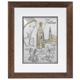 Icoana Maica Domnului de la Fatima 19x21 cm