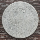 (A757) MONEDA DIN ARGINT AUSTRIA (AUSTRO-UNGARIA) - 1 FLORIN 1879, FRANZ JOSEF