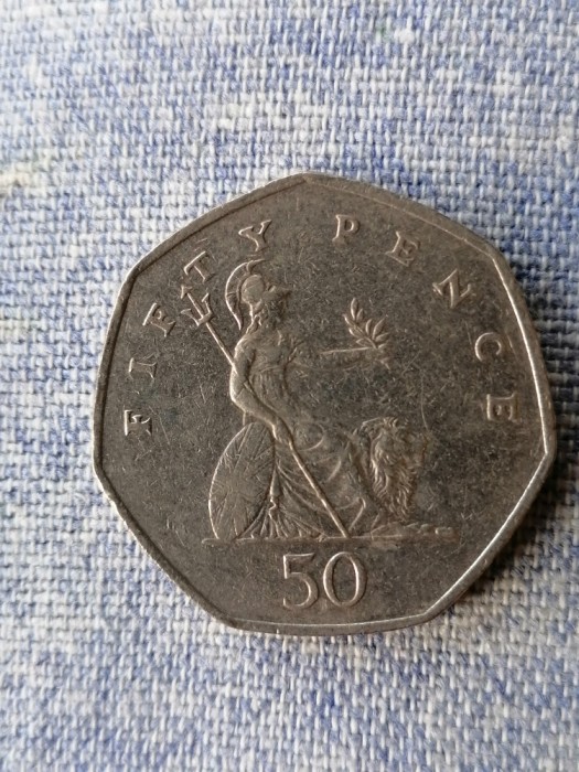 MONEDA - 50 PENCE 1997- MAREA BRITTANIE
