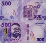 Bancnota Kyrgyzstan 500 Som 2023 UNC, Asia, Necirculata