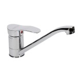 Cumpara ieftin Baterie bucatarie DS-91012, lungime pipa 28 cm, Argintiu, Cromat