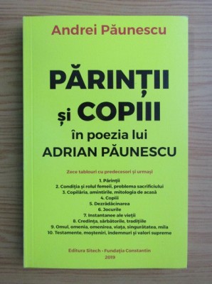 Andrei Paunescu - Parintii si copiii in poezia lui Adrian Paunescu foto