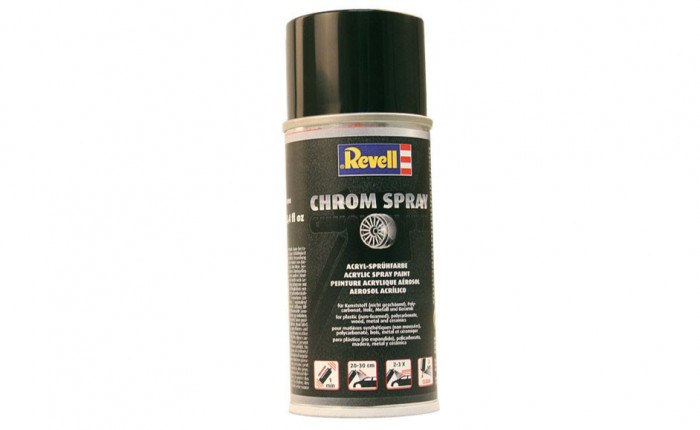 Spray Chrome cu efect de metal cromat,150 ml