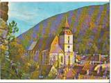 CPIB 16551 CARTE POSTALA - BRASOV, BISERICA NEAGRA, Circulata, Fotografie