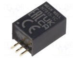 Convertor DC/DC MEAN WELL N78 - Intrare 20-36VDC, Ieşire -15VDC, 15VDC THT