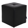 TABURET COOL - IMITATIE PIELE - NEGRU/DIVERSE CULORI - Visiniu 21902