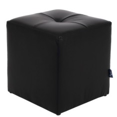TABURET COOL - IMITATIE PIELE - NEGRU/DIVERSE CULORI - Alb 21894