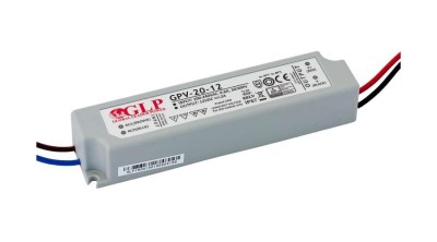 GLP GPV-20-15, sursă de alimentare GLP seria GPV 15V/1.33A, CV, fără PFC, carcasă din plastic IP67 foto