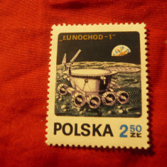 Serie 1 valoare Polonia 1971 - Cosmos - Lunachod 1