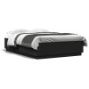 VidaXL Cadru de pat, negru, 120x200 cm, lemn prelucrat 3209710