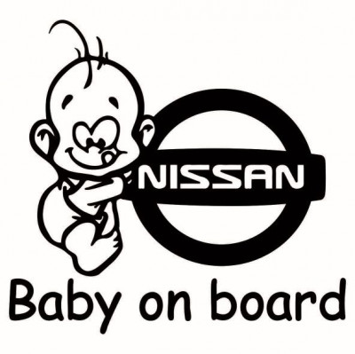 Baby on board Nissan foto