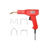 Pistol pentru sudura in plastic Ventoo&reg;, pentru reparatii si lipit plastic auto, putere 50W, plus 4 tipuri de capse si cleste special de taiere, rosu
