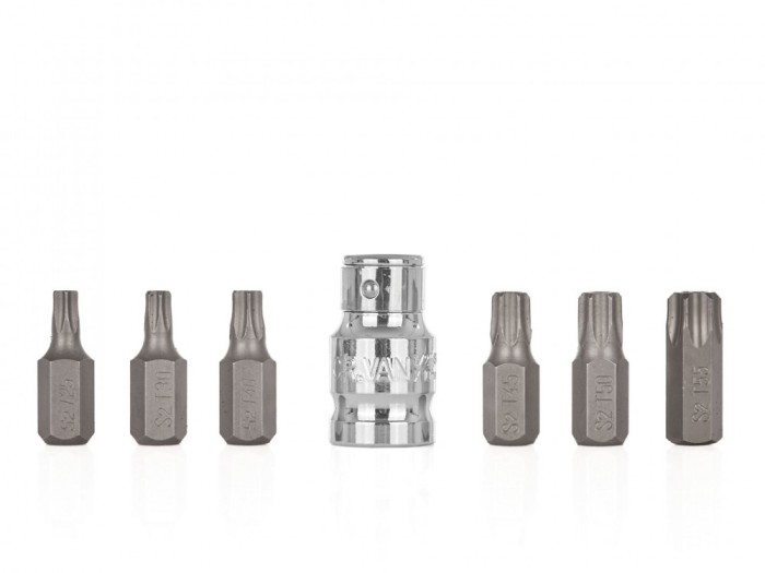 Set biti Torx T25-T55, 7 elemente, Geko G10039