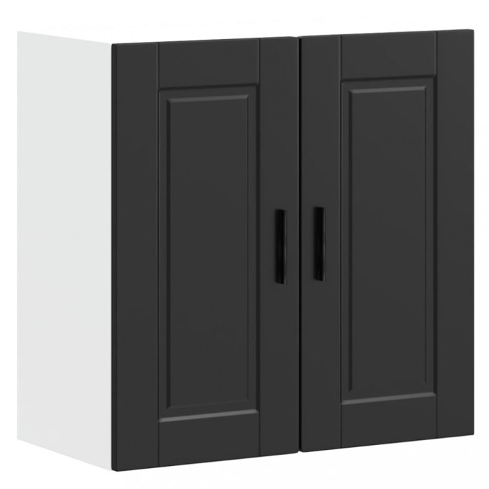 vidaXL Dulap de bucătărie &bdquo;Porto&rdquo; din lemn de lemn negru 854058