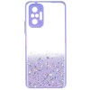 Husa Xiaomi Redmi Note 10 Pro 4G, TPU Gradient Glitter, Lavender