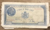 (BNK A) Romania bancnota 5000 lei 20 ,artie 1945